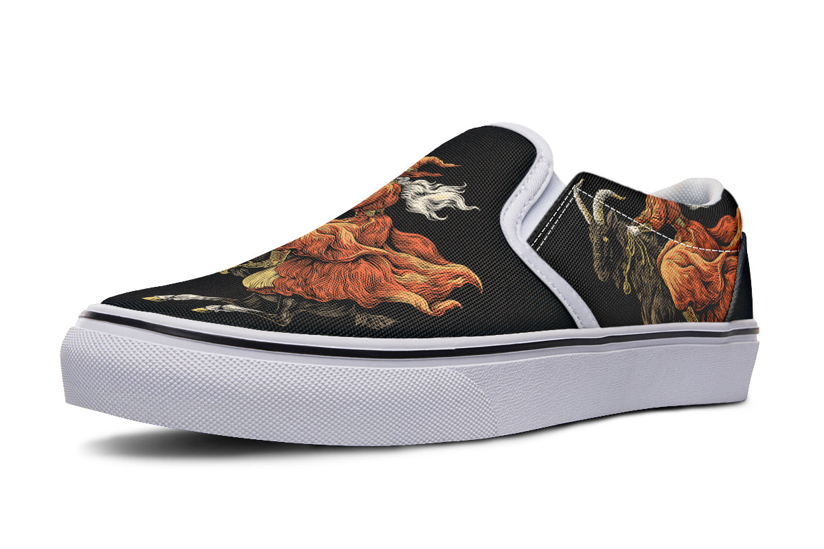 Goat Witch Slip On Shoes