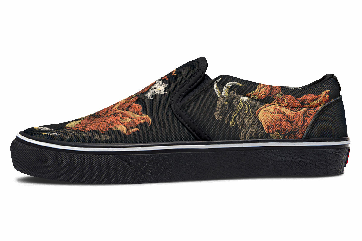 Goat Witch Slip On Shoes