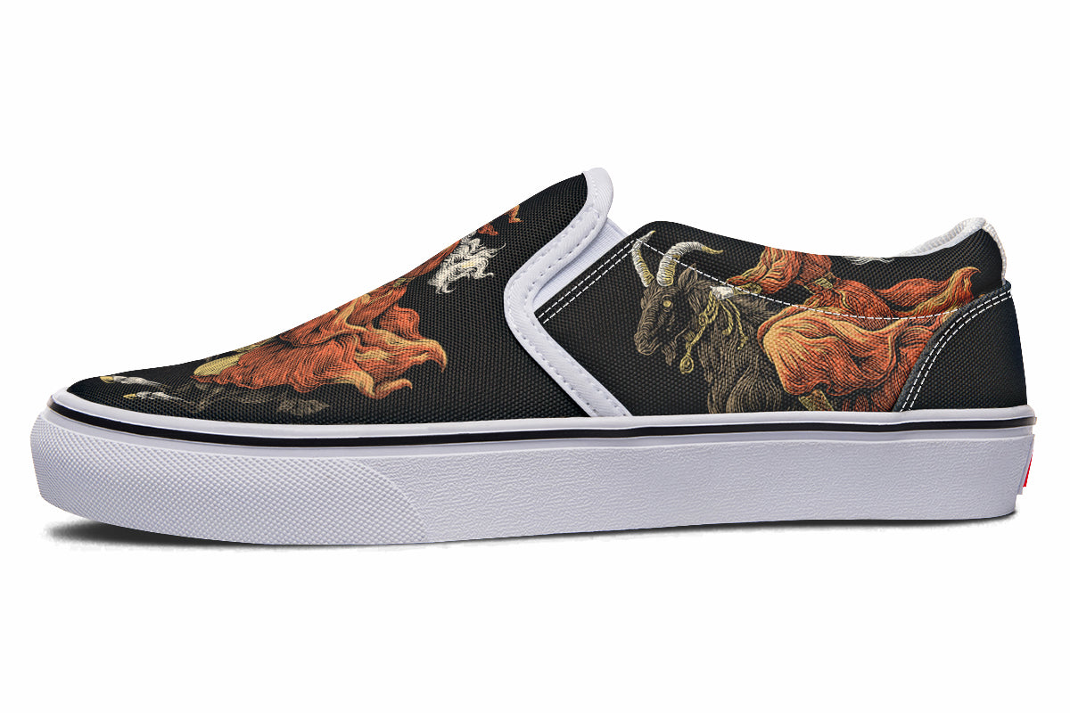 Goat Witch Slip On Shoes