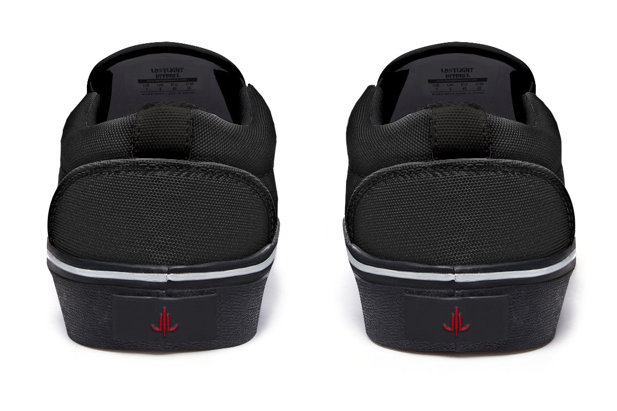 Halloween Fall Bats Slip On Shoes