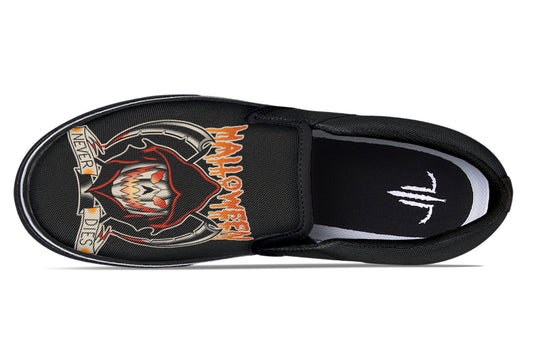 Halloween Never Dies Slip On Shoes