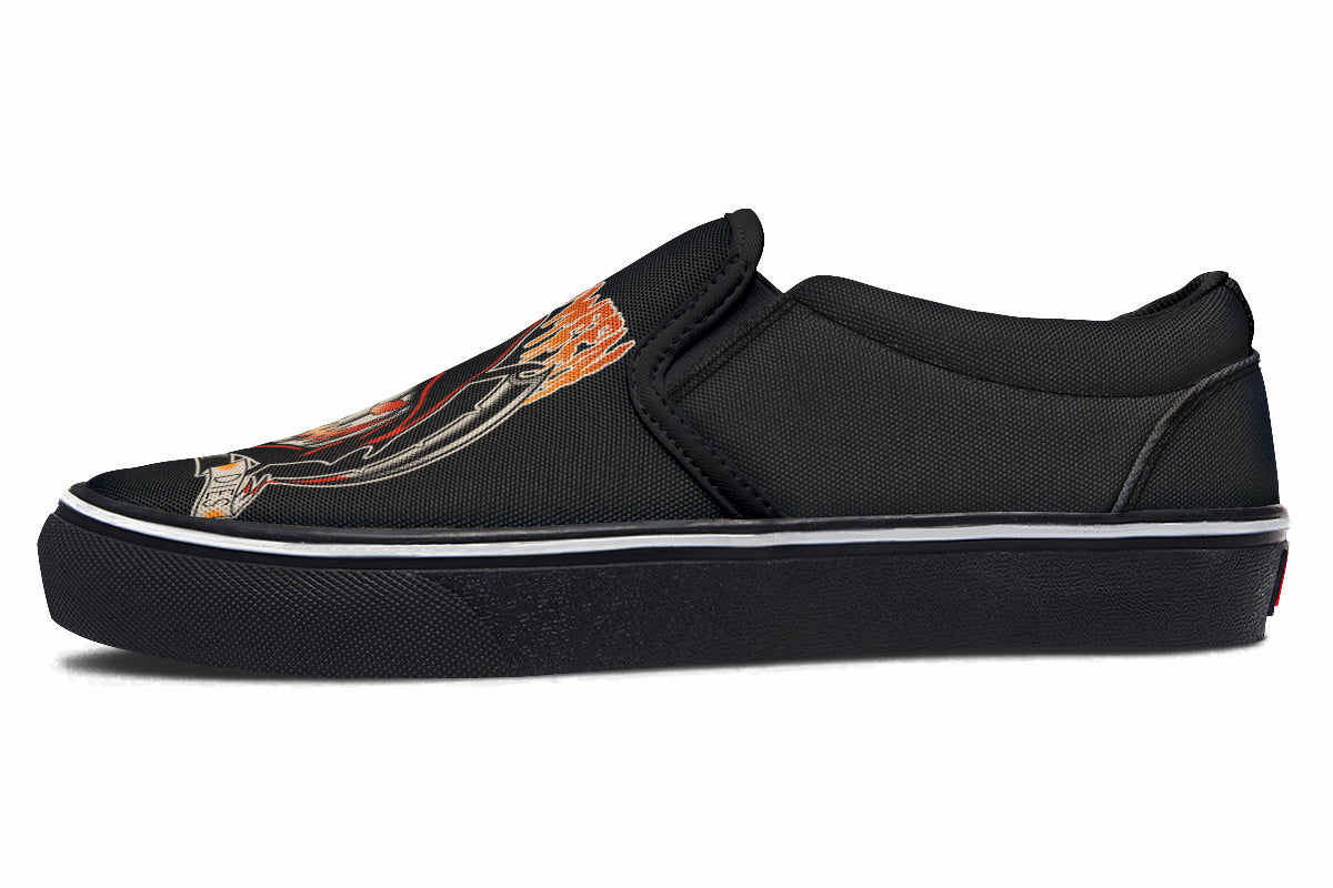 Halloween Never Dies Slip On Shoes