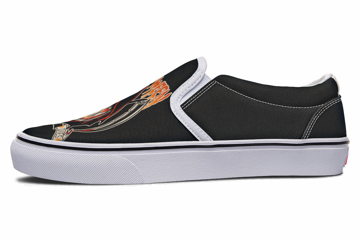 Halloween Never Dies Slip On Shoes