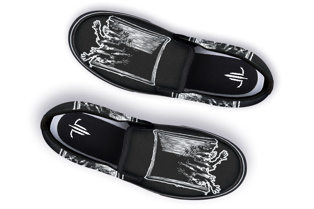 Hands Of The Undead Slip On Shoes - Last Light Apparel
