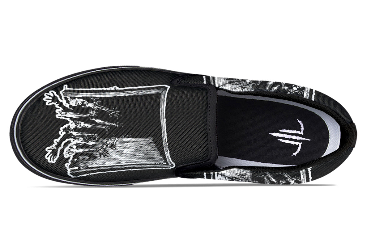 Hands Of The Undead Slip On Shoes - Last Light Apparel
