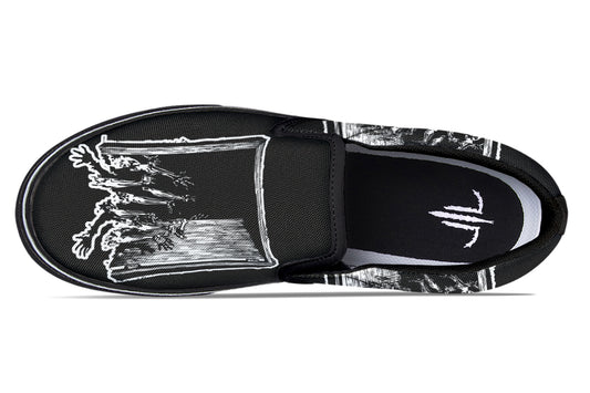 Hands Of The Undead Slip On Shoes - Last Light Apparel