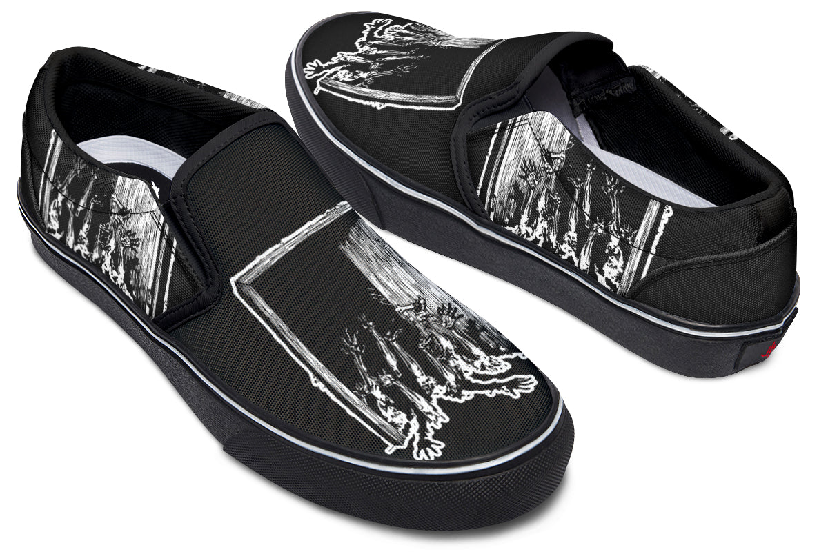 Hands Of The Undead Slip On Shoes - Last Light Apparel