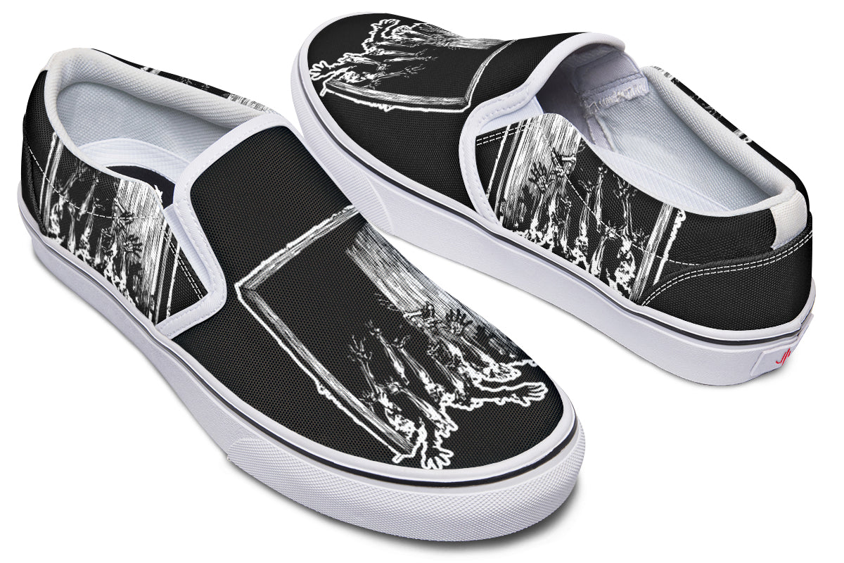 Hands Of The Undead Slip On Shoes - Last Light Apparel