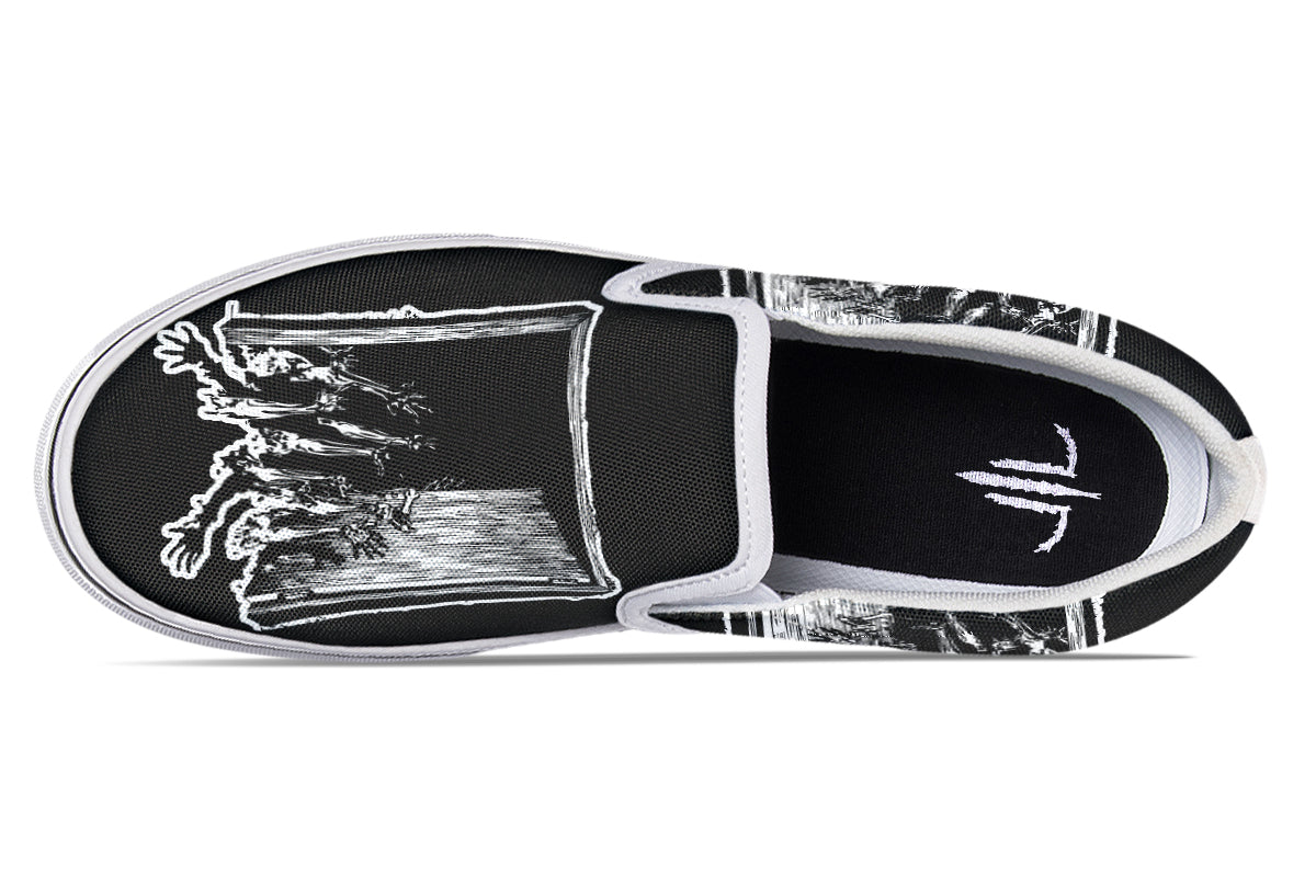 Hands Of The Undead Slip On Shoes - Last Light Apparel