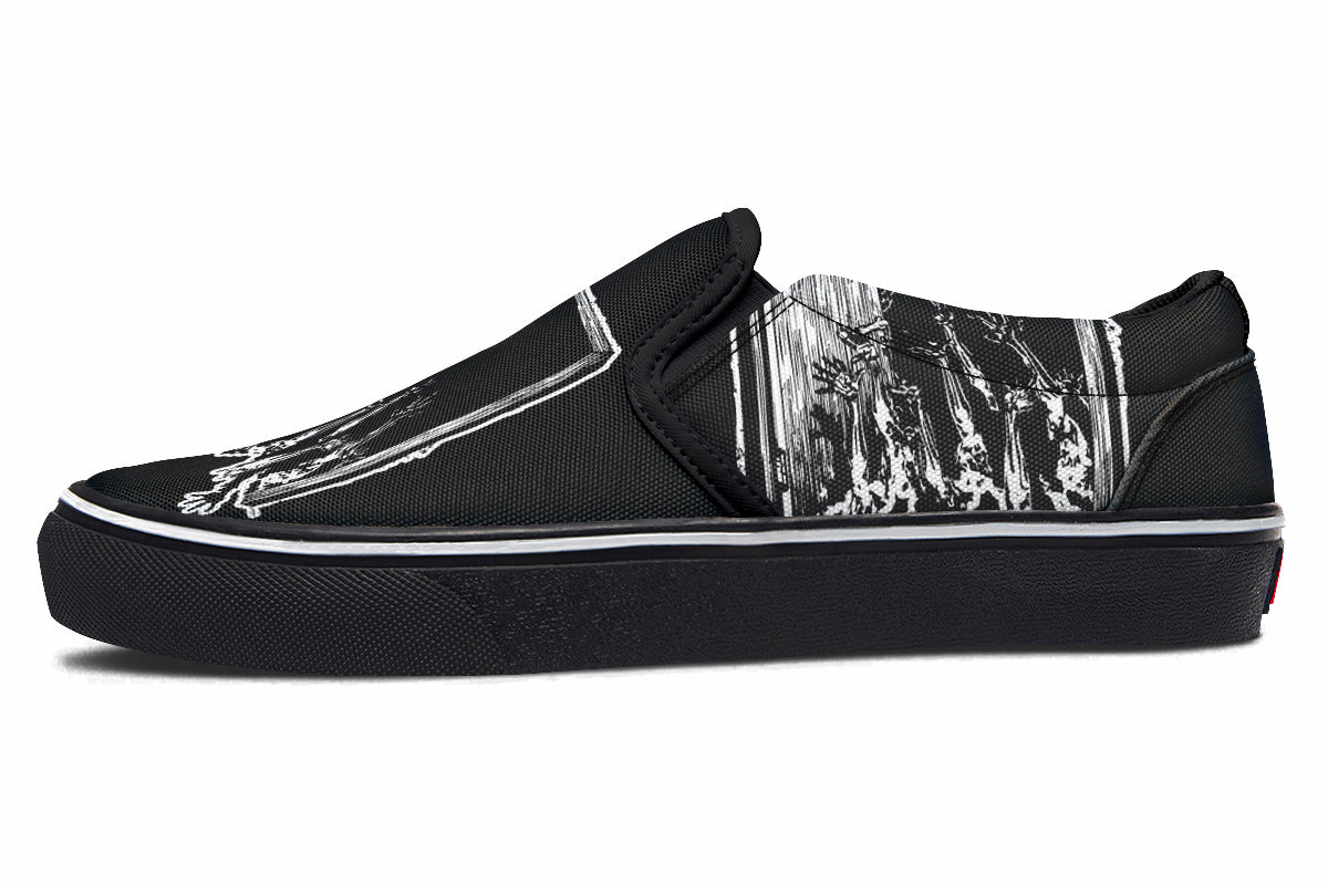 Hands Of The Undead Slip On Shoes - Last Light Apparel