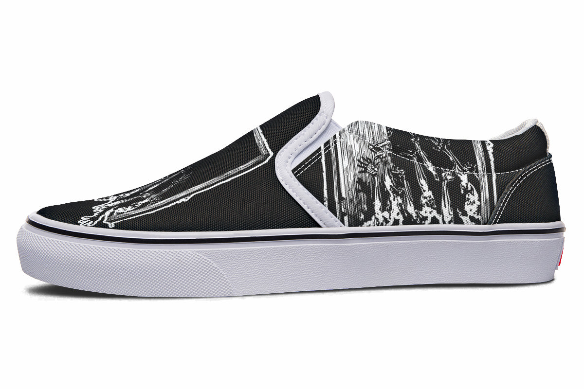 Hands Of The Undead Slip On Shoes - Last Light Apparel
