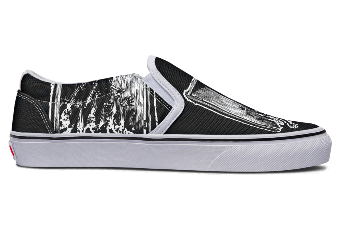 Hands Of The Undead Slip On Shoes - Last Light Apparel