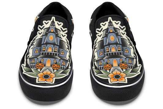 Haunted House Slip On Shoes