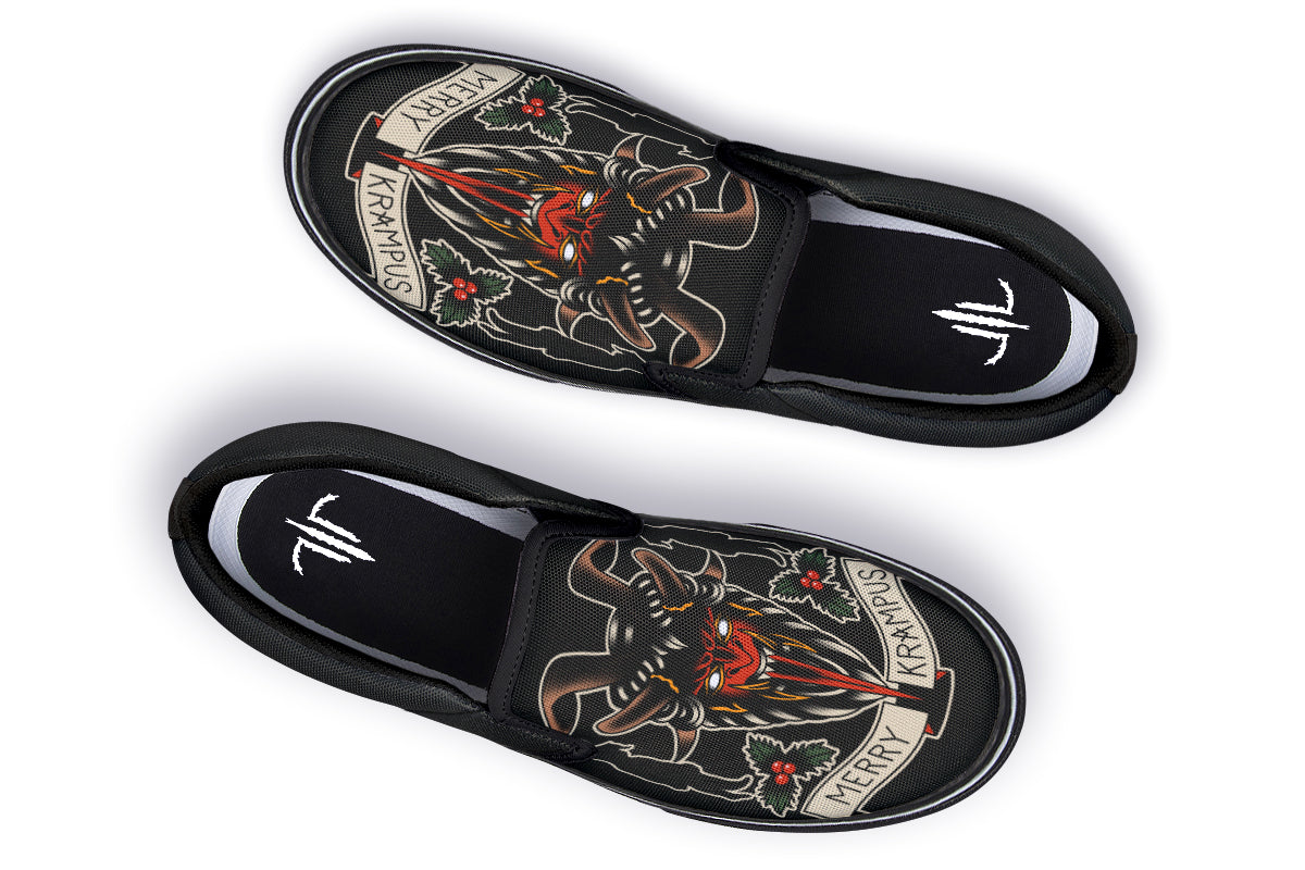 Merry Krampus Slip On Shoes