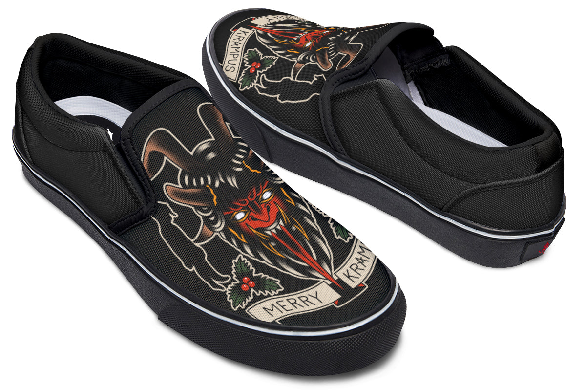 Merry Krampus Slip On Shoes