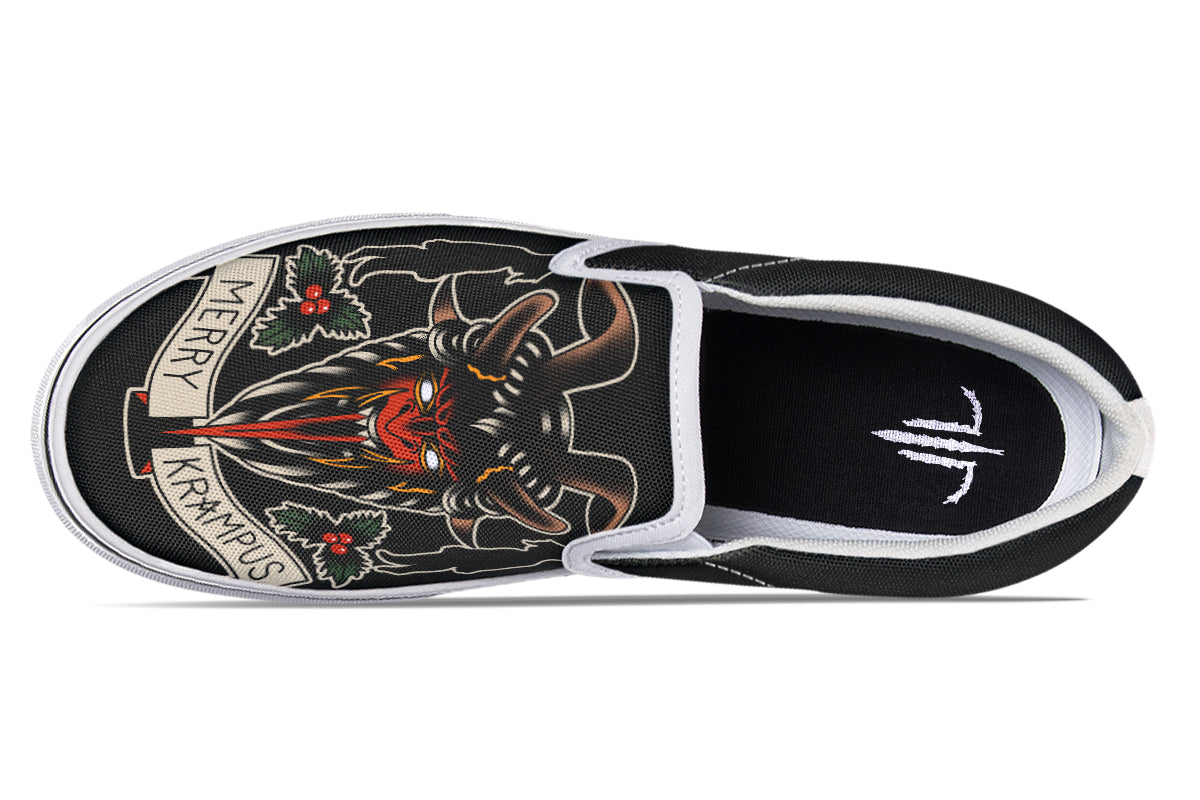 Merry Krampus Slip On Shoes