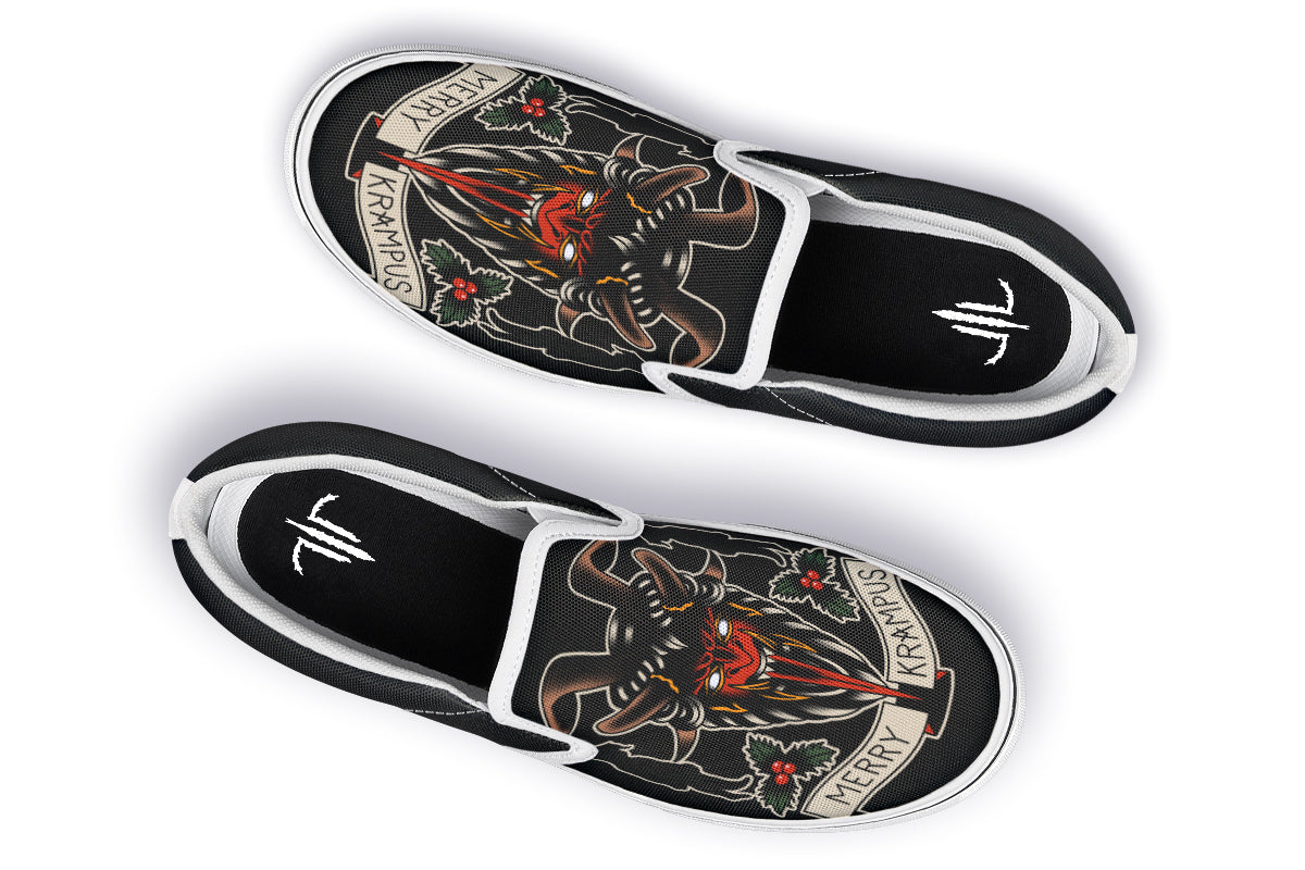 Merry Krampus Slip On Shoes