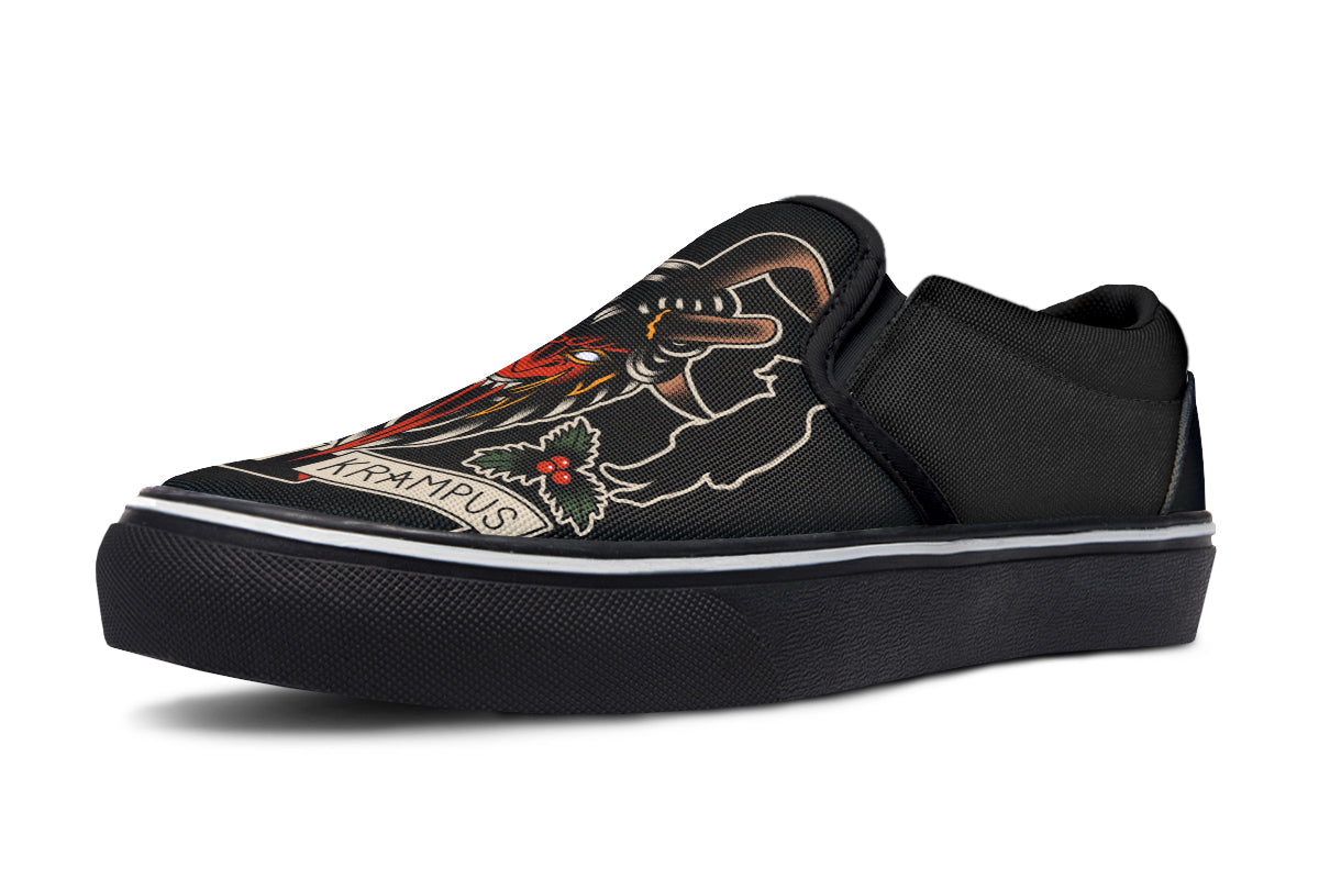 Merry Krampus Slip On Shoes