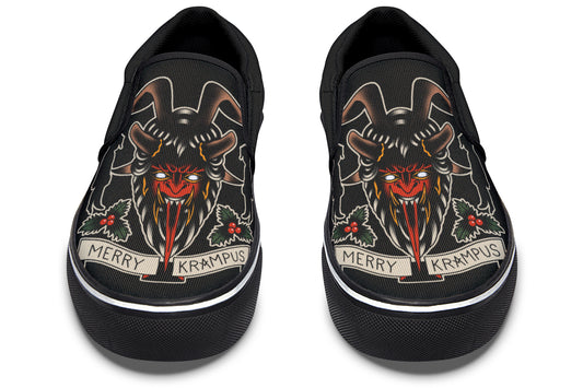 Merry Krampus Slip On Shoes