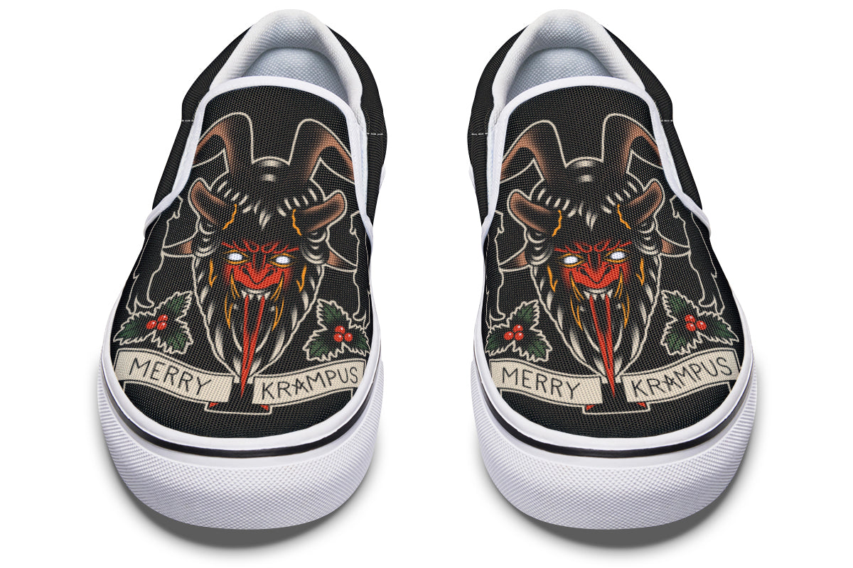 Merry Krampus Slip On Shoes