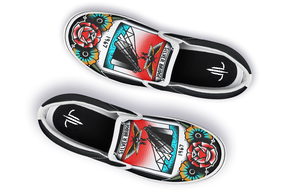 Mothman Photo Slip On Shoes