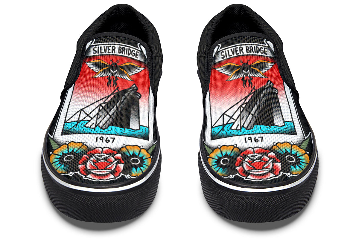 Mothman Photo Slip On Shoes