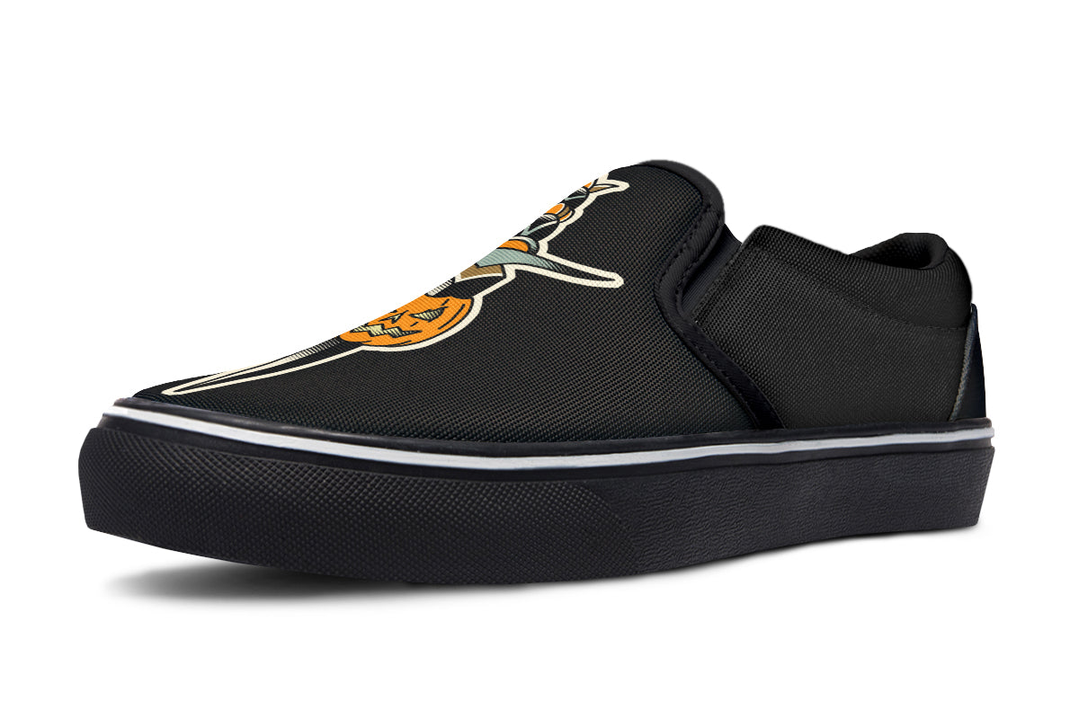 Pumpkin Dagger Slip On Shoes(LIMITED SPOOKYSEASON EXCLUSIVE)