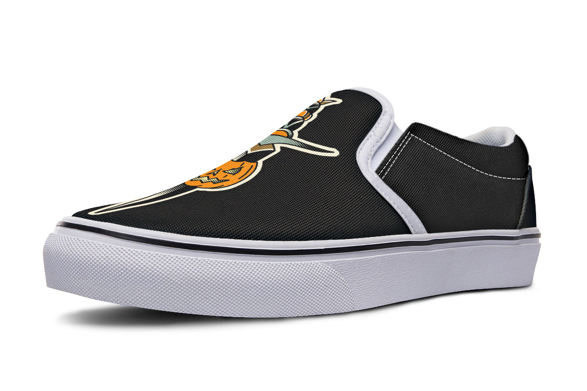 Pumpkin Dagger Slip On Shoes(LIMITED SPOOKYSEASON EXCLUSIVE)