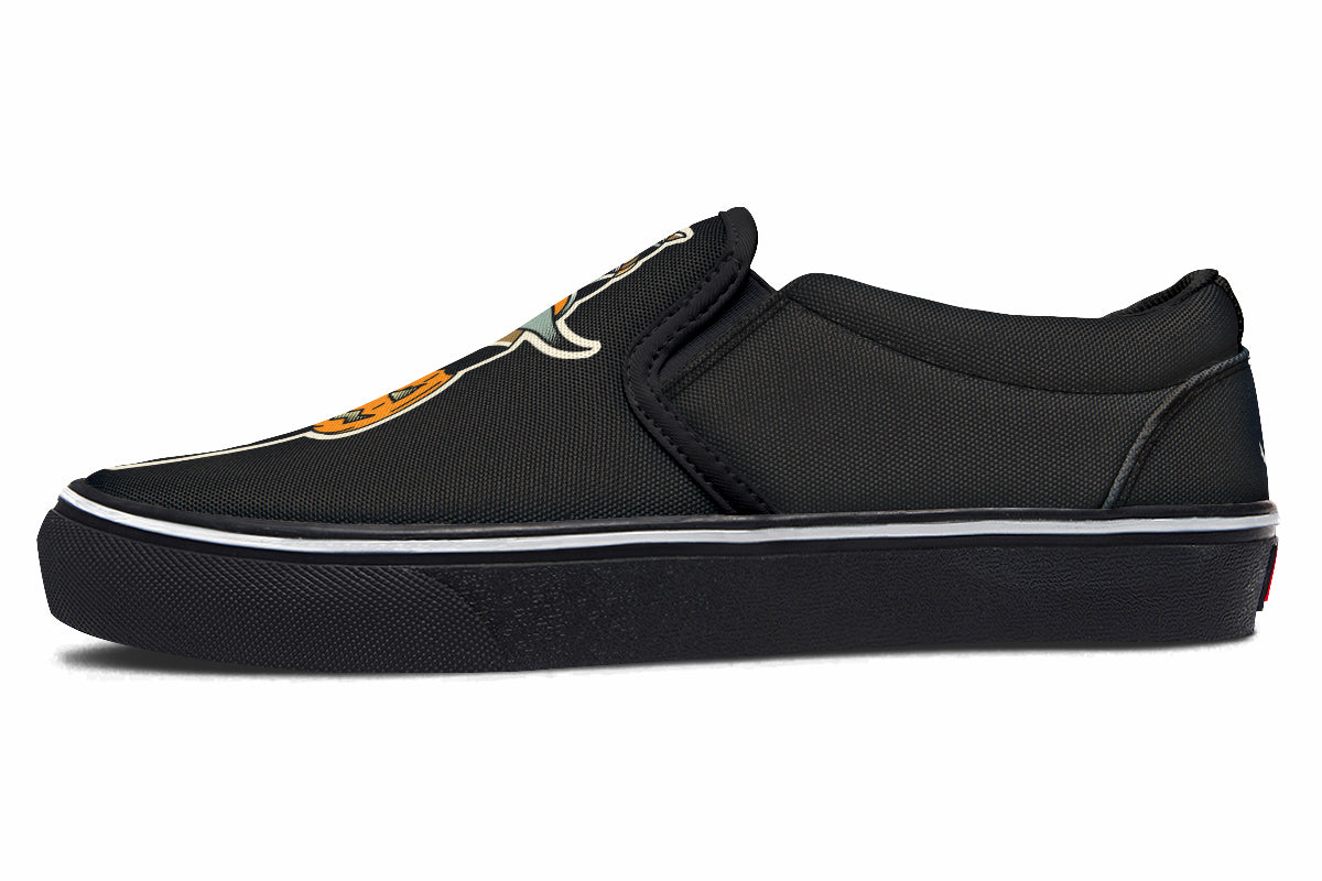 Pumpkin Dagger Slip On Shoes(LIMITED SPOOKYSEASON EXCLUSIVE)