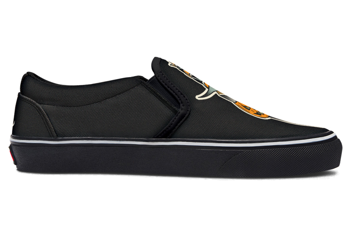 Pumpkin Dagger Slip On Shoes(LIMITED SPOOKYSEASON EXCLUSIVE)