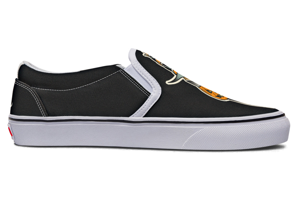 Pumpkin Dagger Slip On Shoes(LIMITED SPOOKYSEASON EXCLUSIVE)