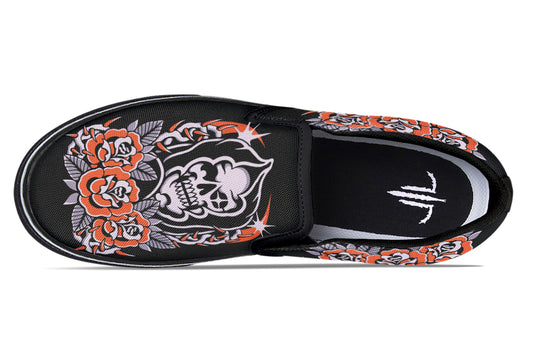 Reaper Roses Slip On Shoes