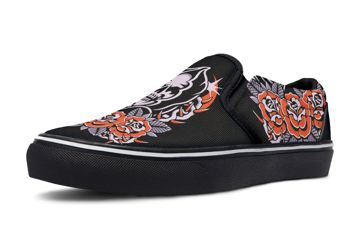 Reaper Roses Slip On Shoes