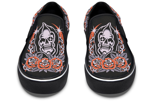 Reaper Roses Slip On Shoes