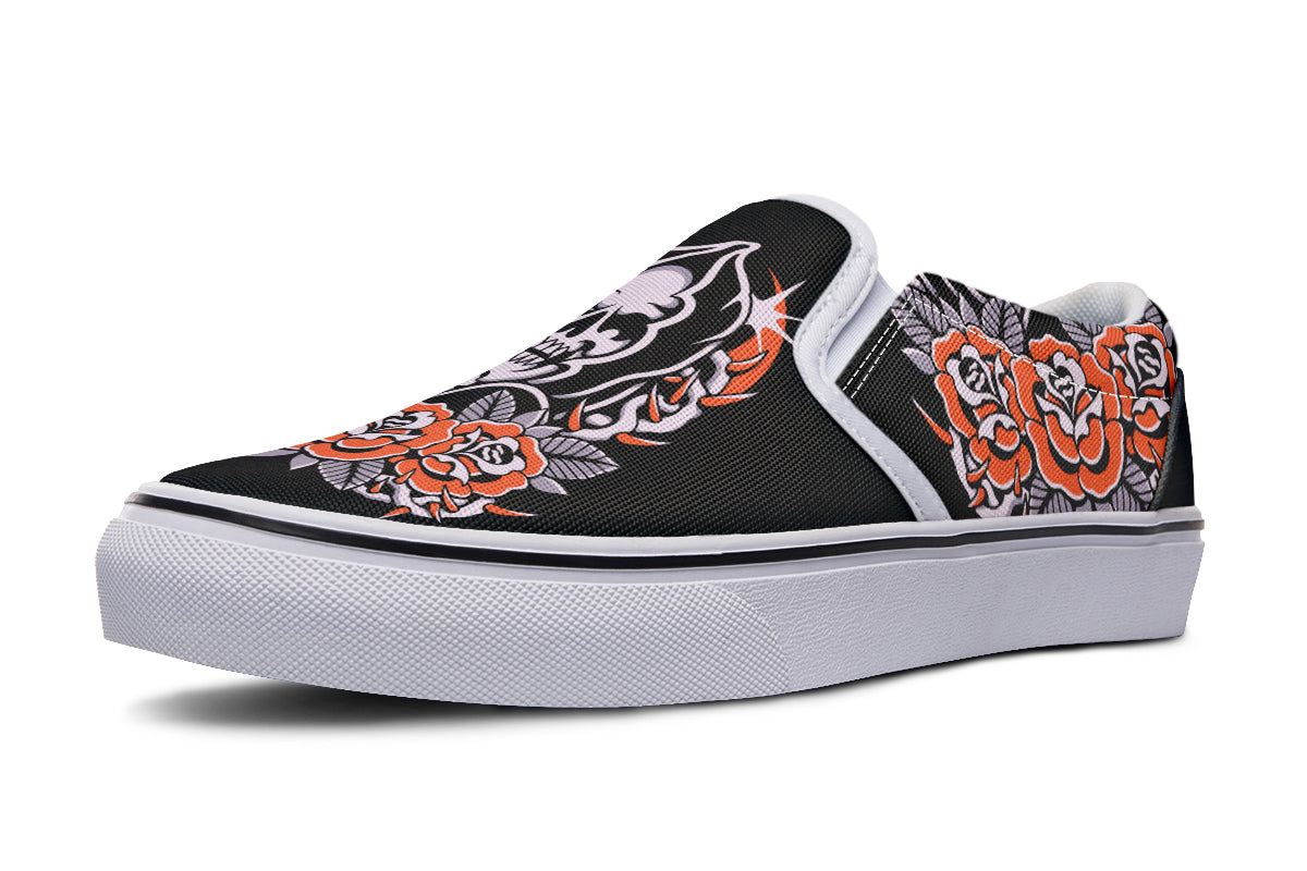 Reaper Roses Slip On Shoes