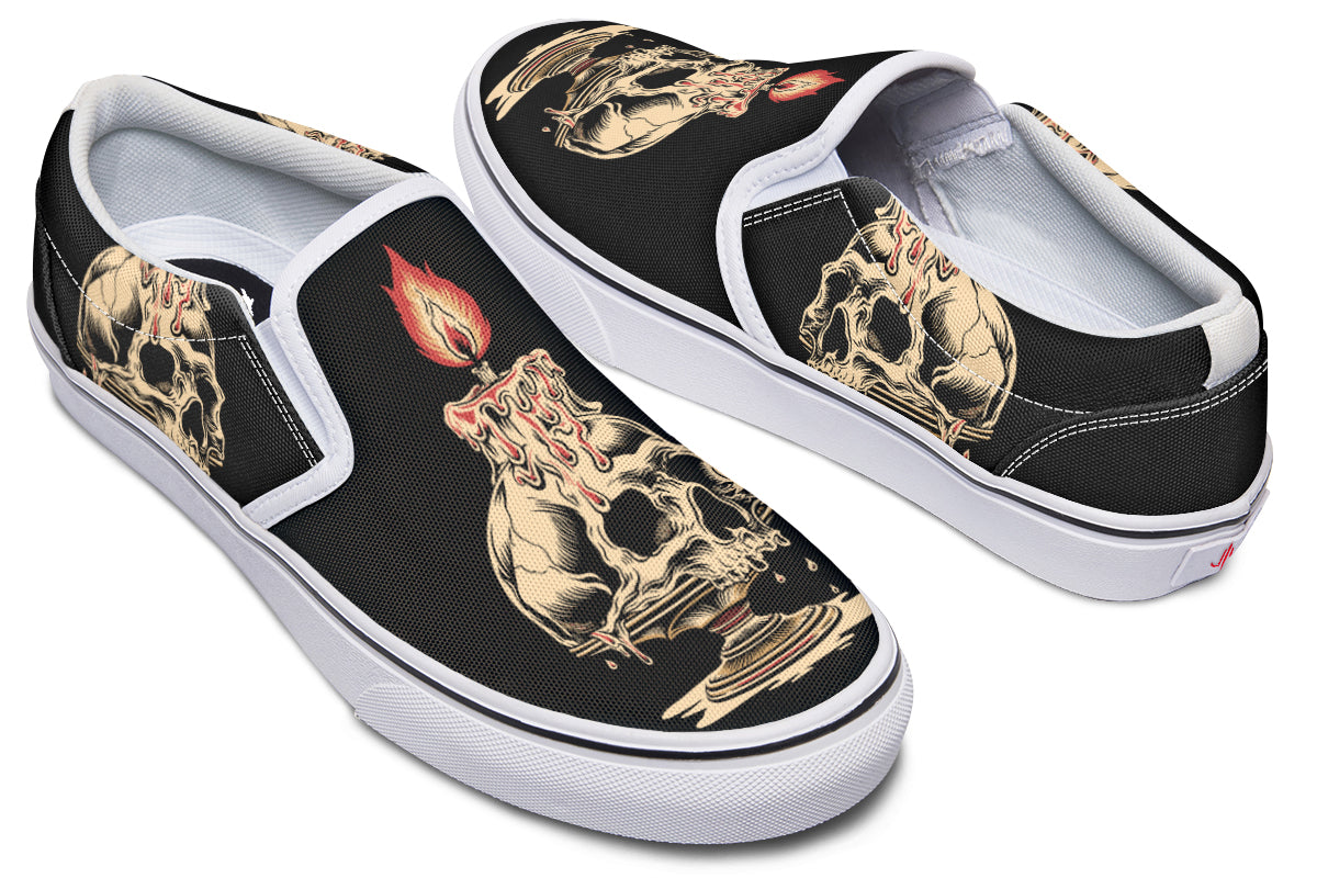 Skull Candle V2 Slip On Shoes(LIMITED NOVEMBER DROP!)