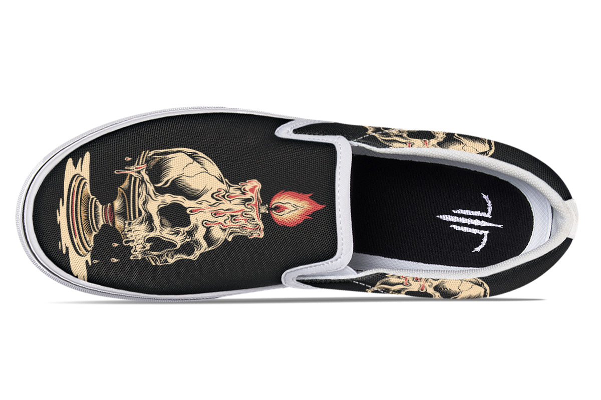Skull Candle V2 Slip On Shoes(LIMITED NOVEMBER DROP!)