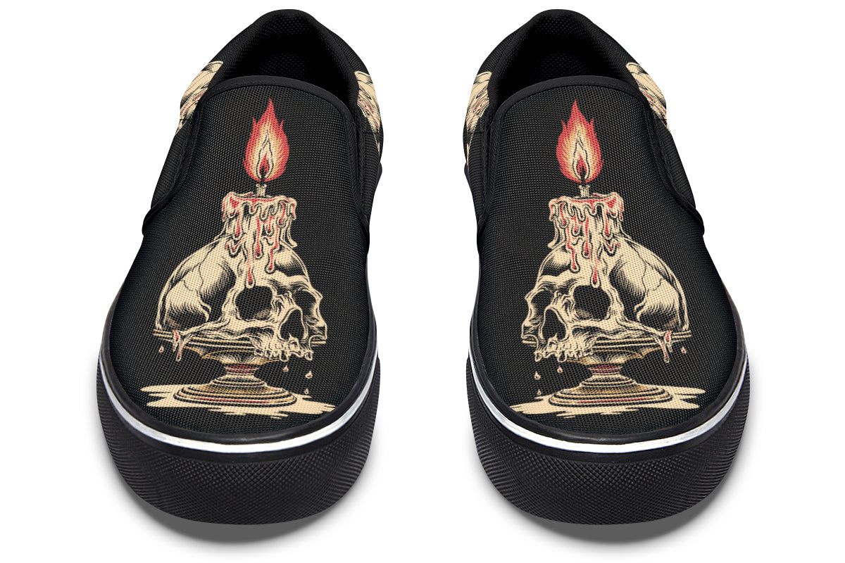 Skull Candle V2 Slip On Shoes(LIMITED NOVEMBER DROP!)