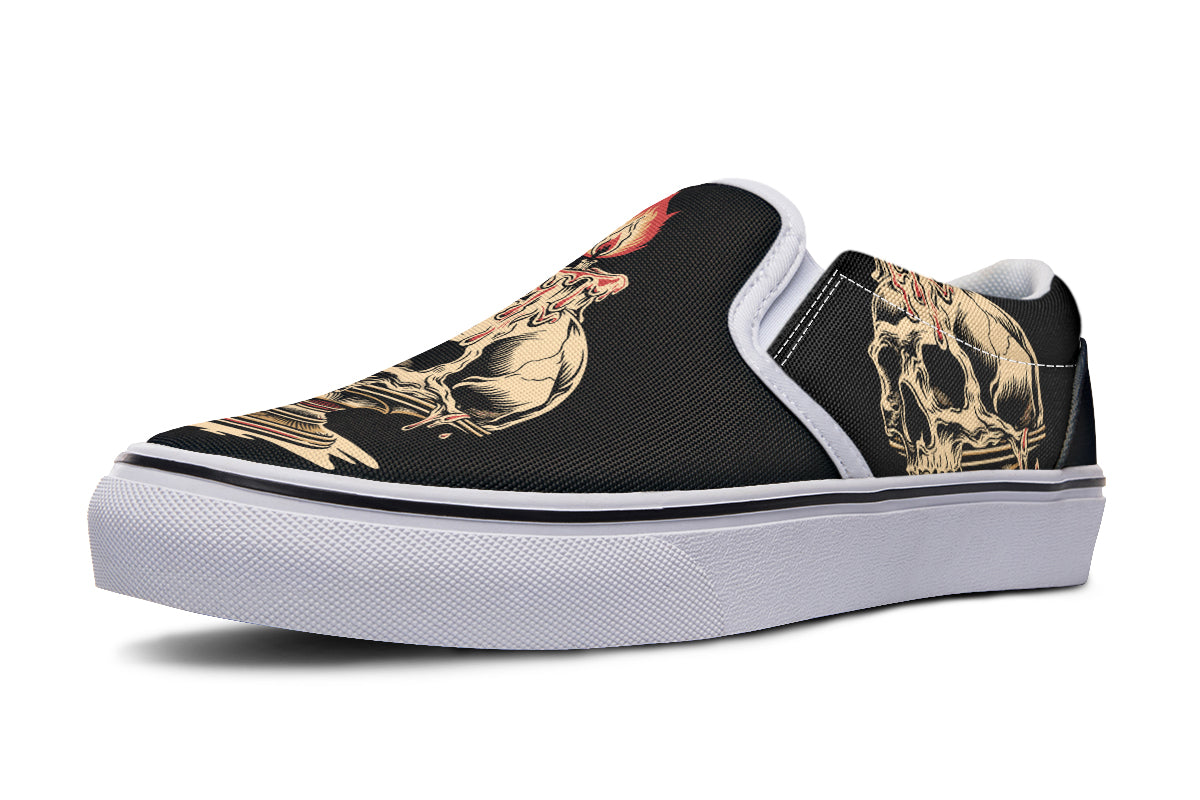 Skull Candle V2 Slip On Shoes(LIMITED NOVEMBER DROP!)