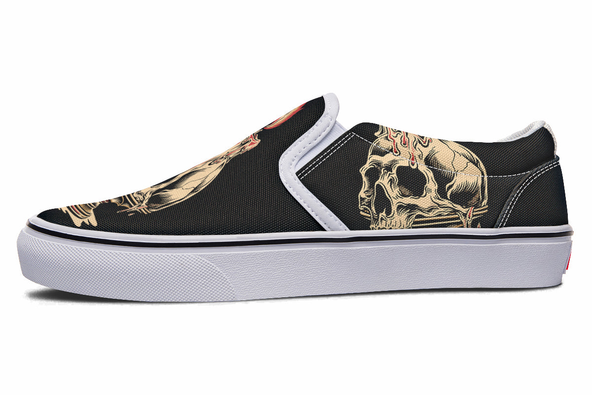 Skull Candle V2 Slip On Shoes(LIMITED NOVEMBER DROP!)