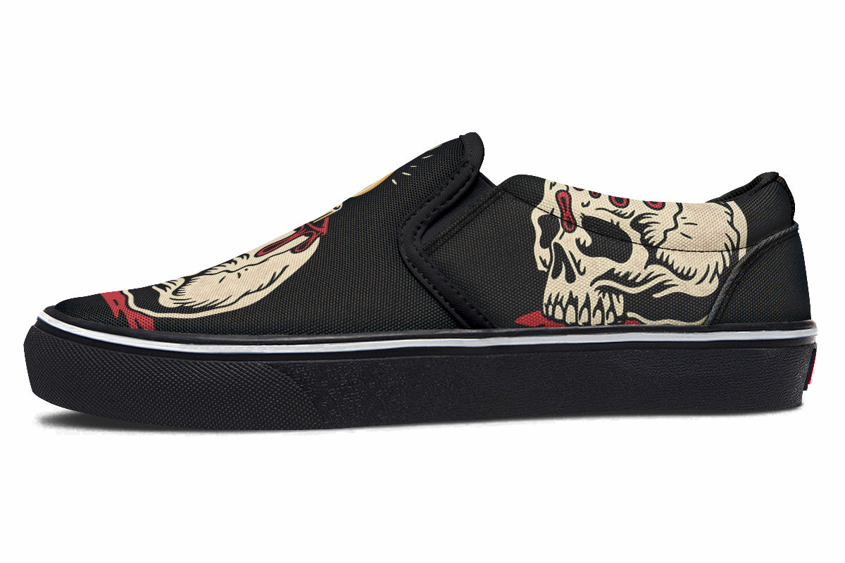 Skull Candle V1 Slip On Shoes – Last Light Apparel