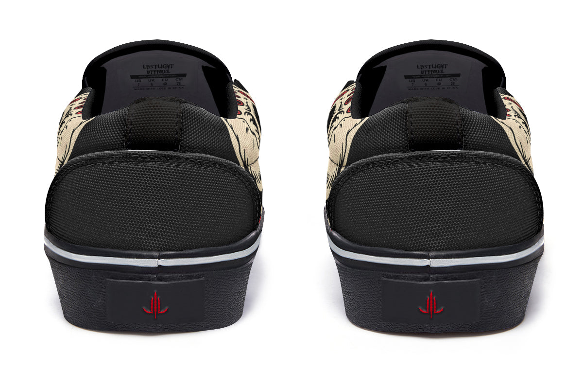 Skull Candle V1 Slip On Shoes – Last Light Apparel