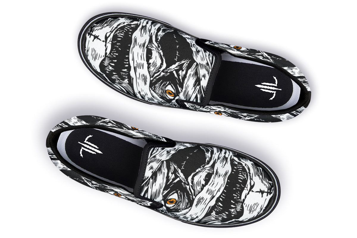 The Watchful Mummy Slip On Shoes - Last Light Apparel