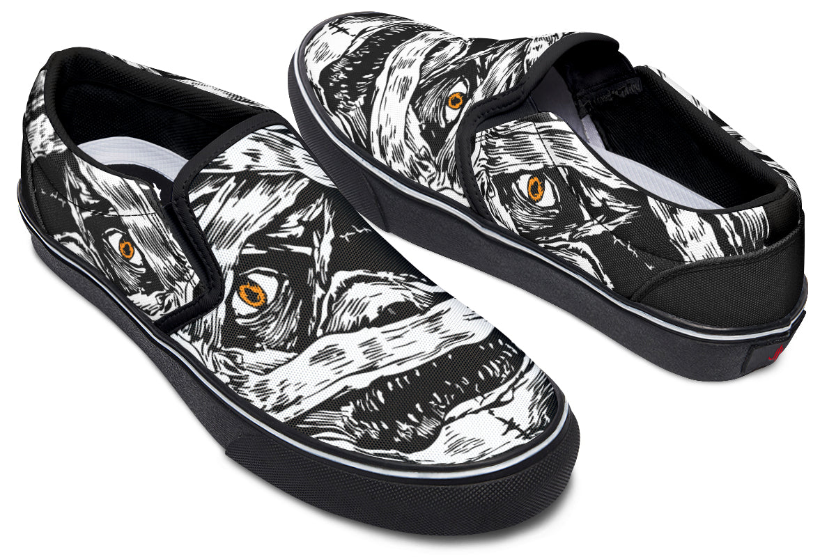 The Watchful Mummy Slip On Shoes - Last Light Apparel