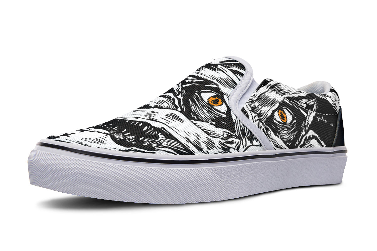 The Watchful Mummy Slip On Shoes - Last Light Apparel