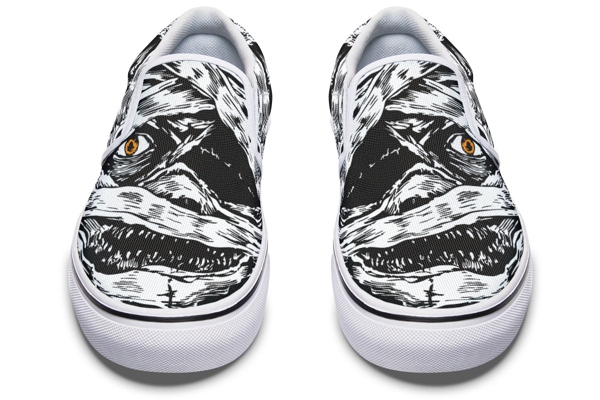 The Watchful Mummy Slip On Shoes - Last Light Apparel