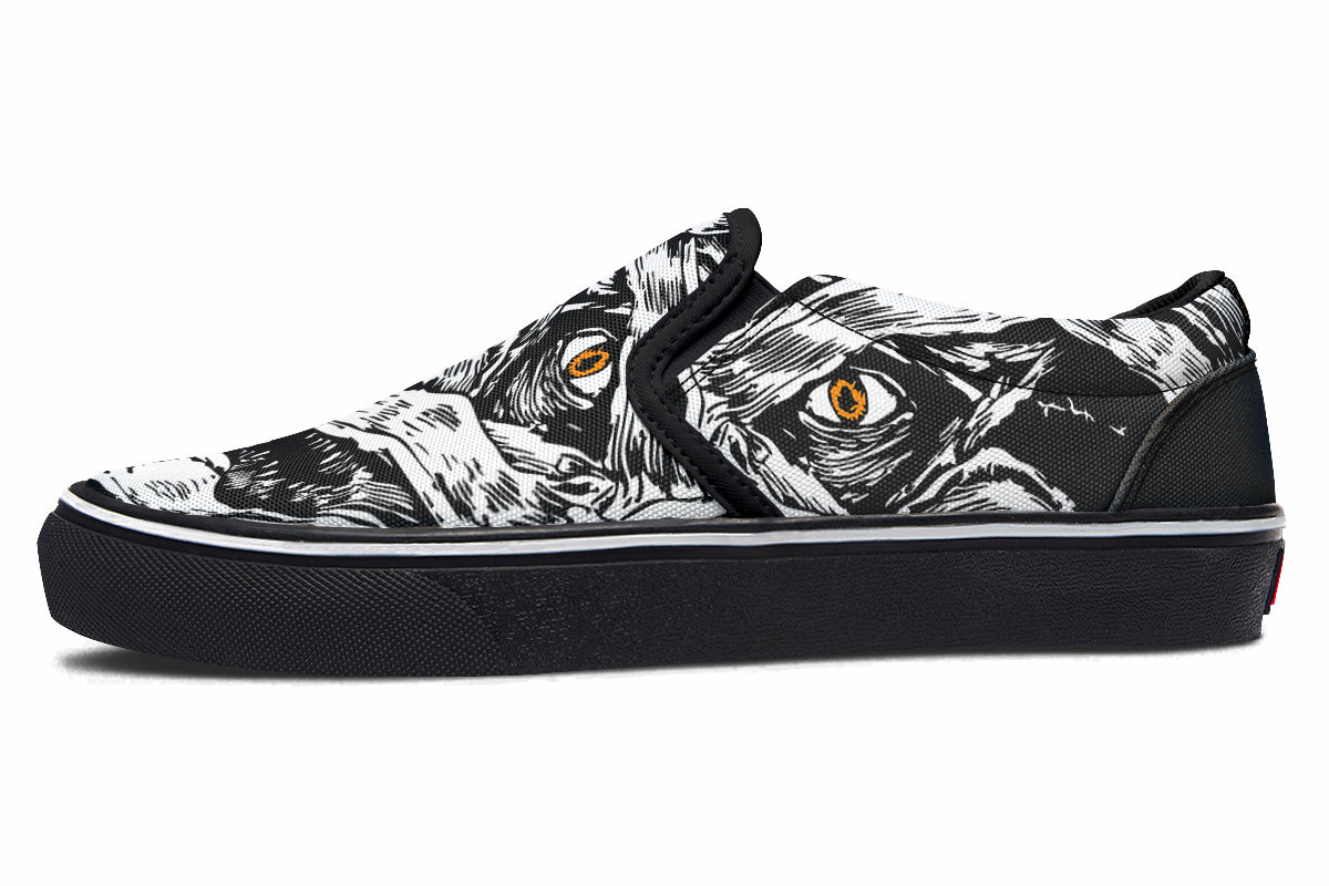 The Watchful Mummy Slip On Shoes - Last Light Apparel