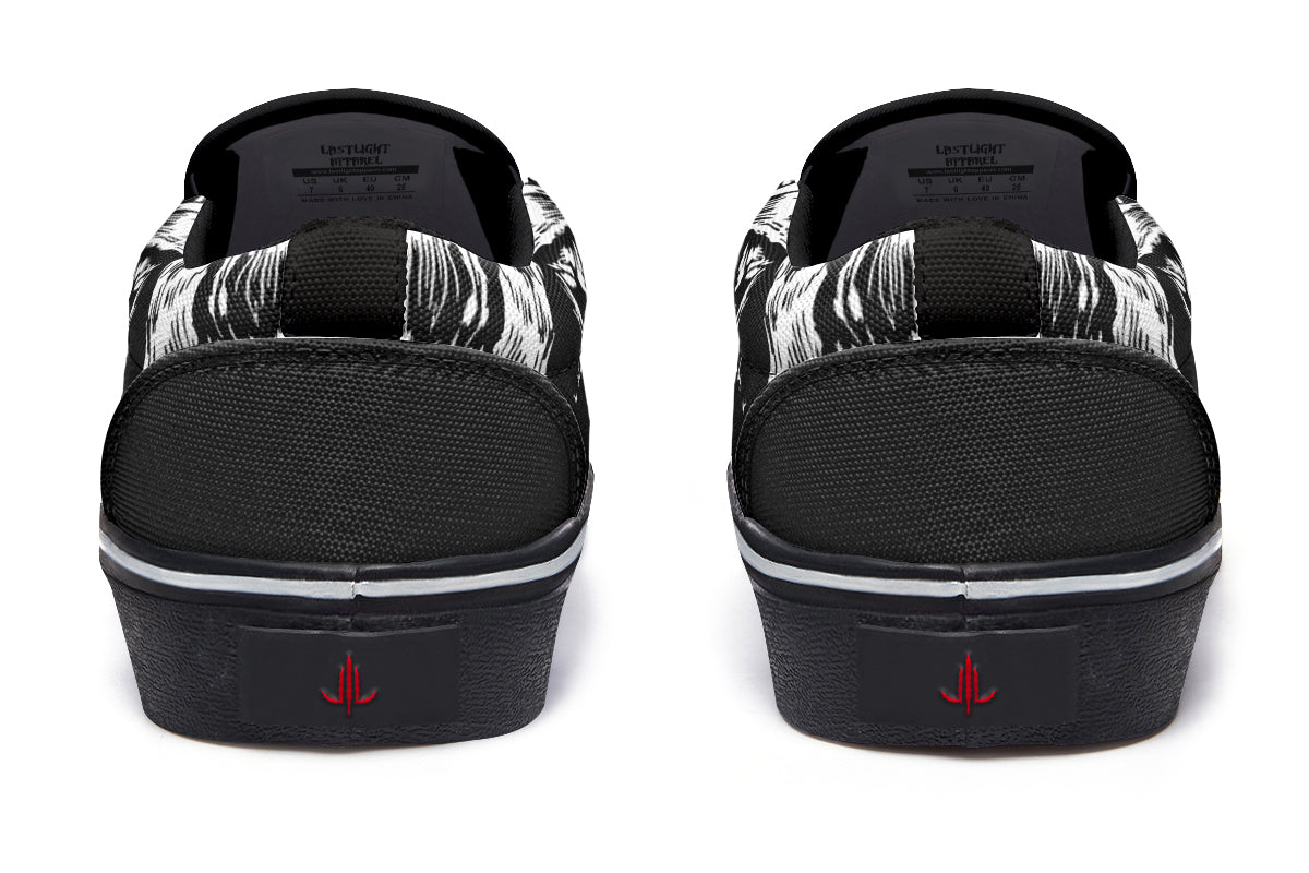 The Watchful Mummy Slip On Shoes - Last Light Apparel