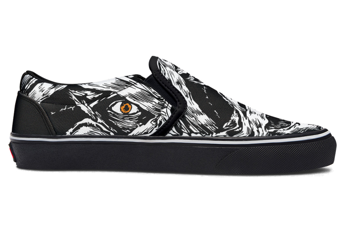 The Watchful Mummy Slip On Shoes - Last Light Apparel