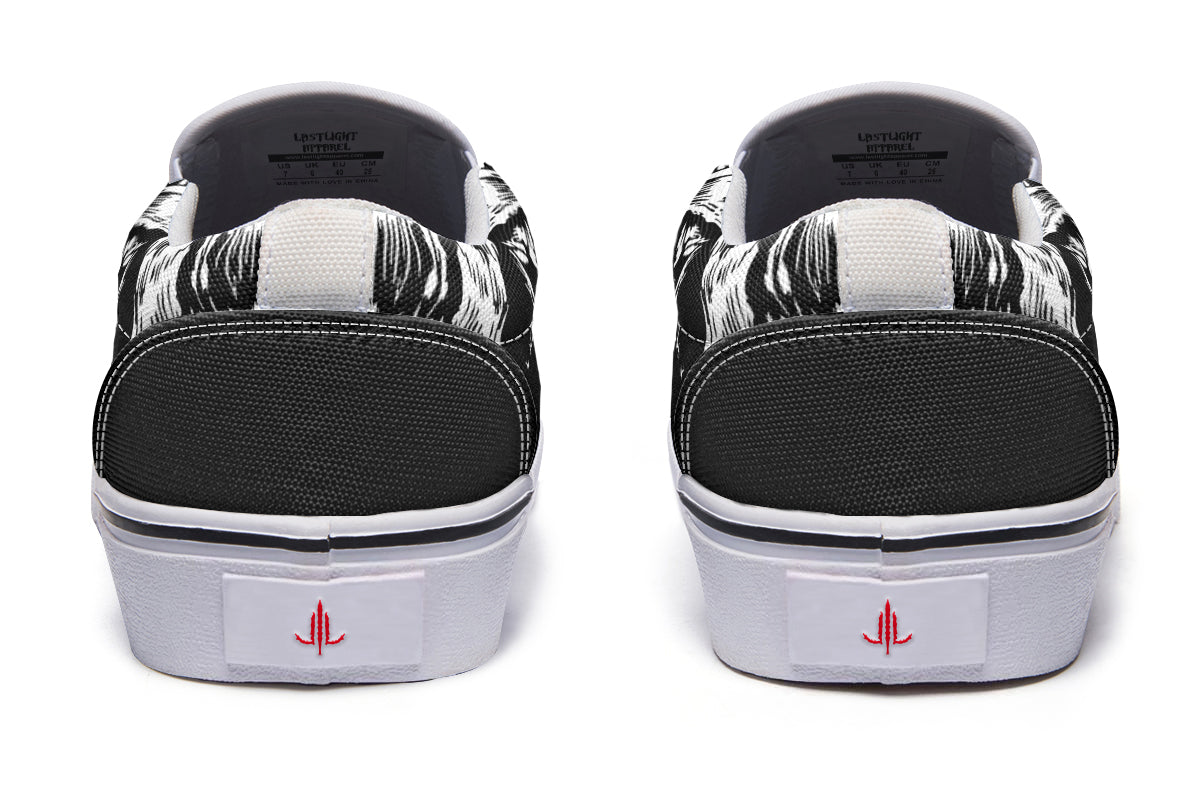 The Watchful Mummy Slip On Shoes - Last Light Apparel